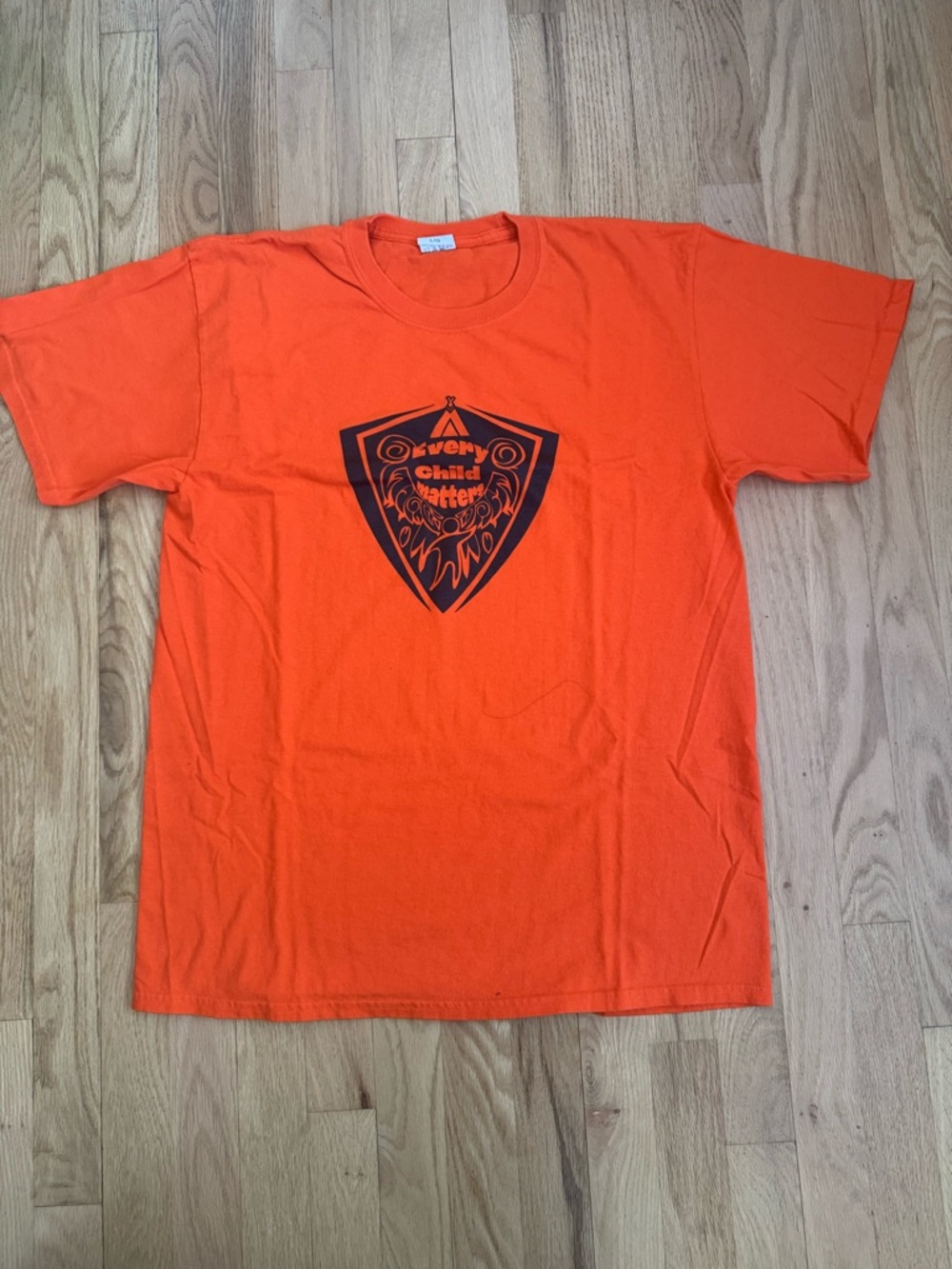 Every Child Matters Orange Graphic Short Sleeve Tee - Casual Crewneck
